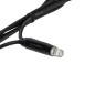 Гирлянда светодиодная "Твинкл Лайт" 20м 240LED желт. 20Вт 220-240В IP67 с контроллером 8 режимов провод каучук черн. Neon-Night 