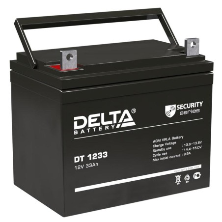 Аккумулятор ОПС 12В 33А.ч Delta DT 1233