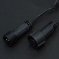 Гирлянда светодиодная "Нить" 10м 100LED мультиколор 12Вт 24В IP65 постоян. свечение провод ПВХ черн. Neon-Night 305-149