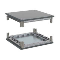 Комплект крыша и основание для оцинкованных шкафов OptiBox M 600x400мм КЭАЗ 306697