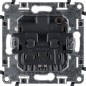 Розетка 1-м СП Valena Life 16А IP2X 250В 2P+E безвинтов. клеммы с лицев. панелью механизм бел. Leg 753421