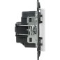 Розетка 1-м СП Valena Life 16А IP2X 250В 2P+E безвинтов. клеммы с лицев. панелью механизм бел. Leg 753421