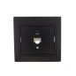Розетка компьютерная 1-м СП Mira RJ45 черн. бархат LEZARD 701-4242-139 Розетка компьютерная 1-м СП Mira RJ45 черн. бархат LEZARD 701-4242-139