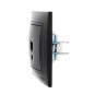 Розетка компьютерная 1-м СП Mira RJ45 черн. бархат LEZARD 701-4242-139 Розетка компьютерная 1-м СП Mira RJ45 черн. бархат LEZARD 701-4242-139