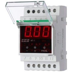 Указатель тока WT-1 (однофазный, 0.5-50А, цифровая индикация, монтаж на DIN-рейке 35мм 160-260В AC IP20) F@F EA04.008.001