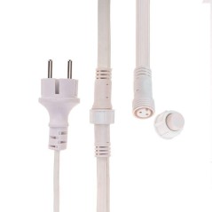 Гирлянда светодиодная "LED Galaxy Bulb String" 10м 6х30LED син. 25Вт 220-240В IP65 провод каучук бел. Neon-Night 331-303