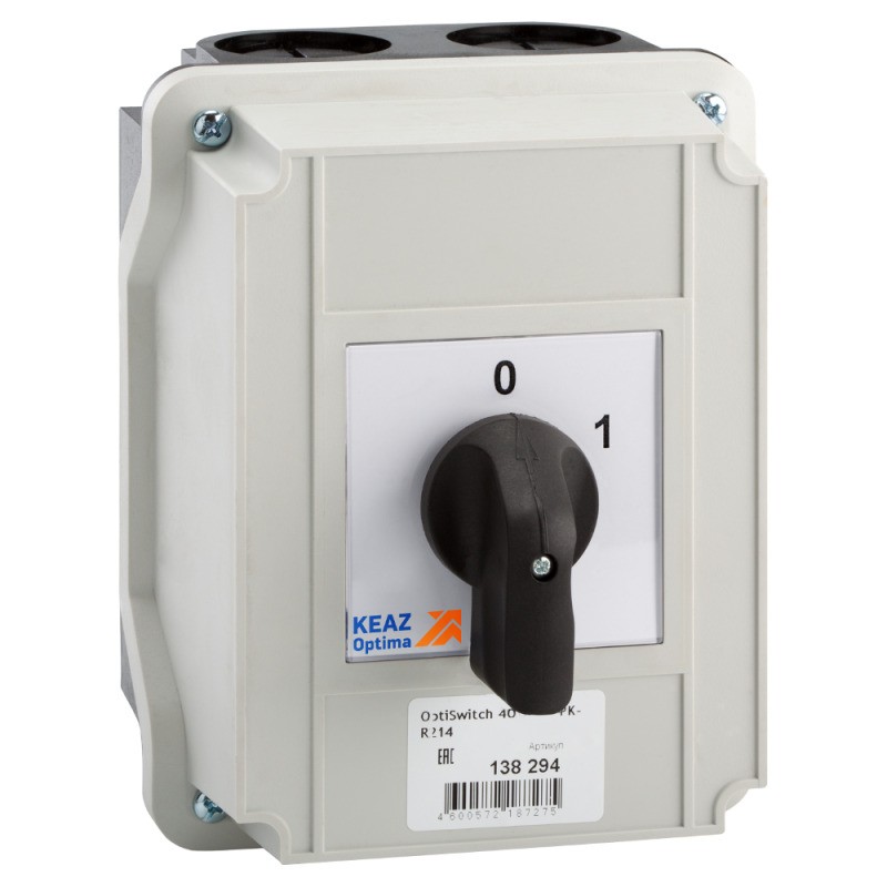 Переключатель кулачковый OptiSwitch 4G40-108M-PK-R214 КЭАЗ 331332 Переключатель кулачковый OptiSwitch 4G40-108M-PK-R214 КЭАЗ 331332