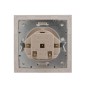 Розетка 1-м СП Rain 16А IP20 защ. шторки керамика бел. LEZARD 703-0202-124 Розетка 1-м СП Rain 16А IP20 защ. шторки керамика бел. LEZARD 703-0202-124