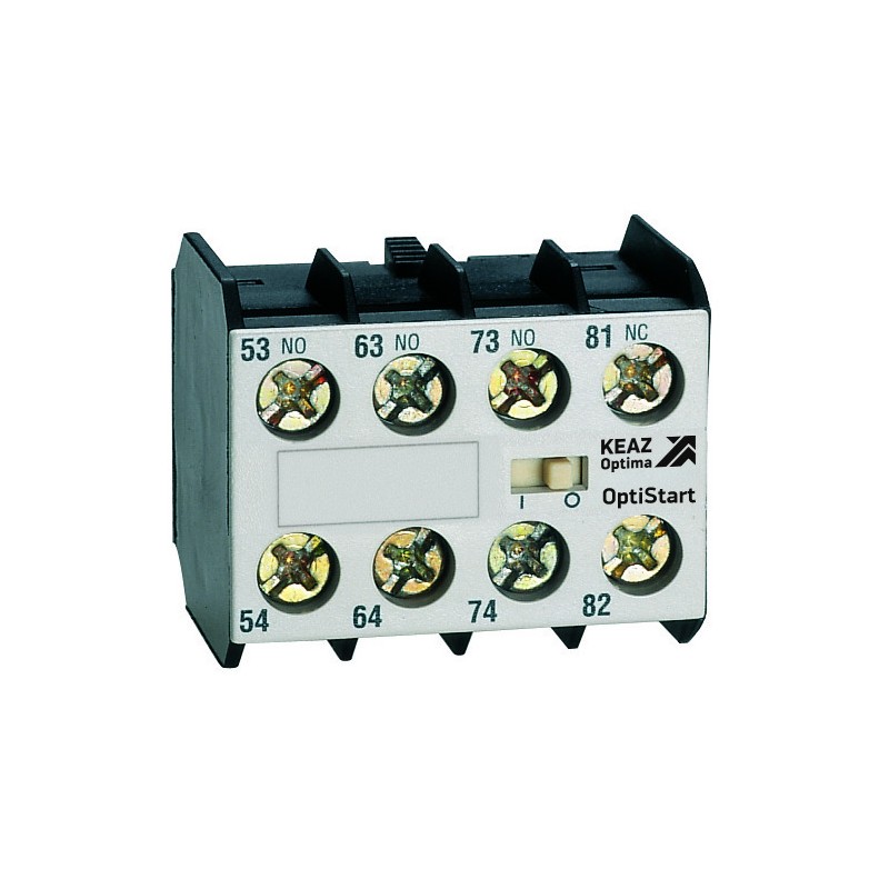 Блок контактный OptiStart K-MX-1122 фронтал. 2НО+2НЗ для реверс. мини-контакторов MC КЭАЗ 335859
