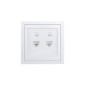 Розетка компьютерная 2-мест. ZIMA IP20 бел. LEZARD 704-0288-141 Розетка компьютерная 2-мест. ZIMA IP20 бел. LEZARD 704-0288-141