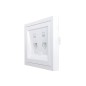 Розетка компьютерная 2-мест. ZIMA IP20 бел. LEZARD 704-0288-141 Розетка компьютерная 2-мест. ZIMA IP20 бел. LEZARD 704-0288-141