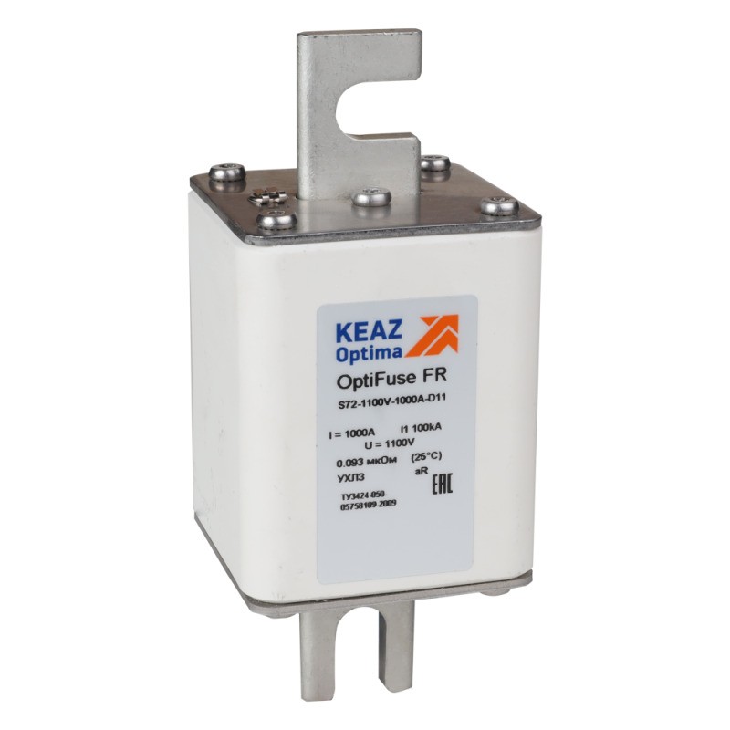 Предохранитель OptiFuse FR-S71-1250V-500A-D11 КЭАЗ 345884 Предохранитель OptiFuse FR-S71-1250V-500A-D11 КЭАЗ 345884