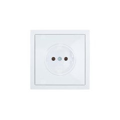 Розетка 1 мест. б/з СП ZIMA IP20 16А ПБТ безвинт. зажим бел. LEZARD 704-0288-121BQC