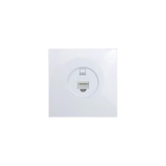 Розетка компьютерная 1-мест. СП ZIMA кат.5 бел. LEZARD 704-0288-139
