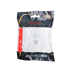 Розетка компьютерная 1-мест. СП ZIMA кат.5 бел. LEZARD 704-0288-139