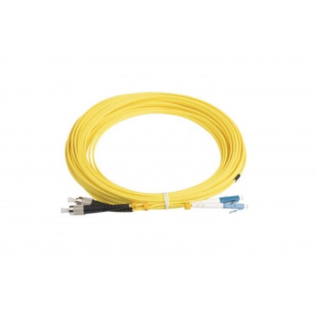 Патч-корд FC-D2-9-FC/UR-LC/UR-H-10M-LSZH-YL волоконно-оптический (шнур) SM 9/125 (OS2) FC/UPC-LC/UPC duplex LSZH 10м Hyperline 3