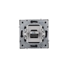 Розетка телефонная евро СП ZIMA IP20 черн. бархат LEZARD 704-4288-137
