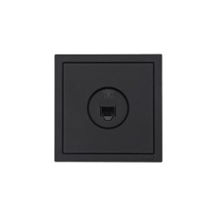 Розетка телефонная евро СП ZIMA IP20 черн. бархат LEZARD 704-4288-137