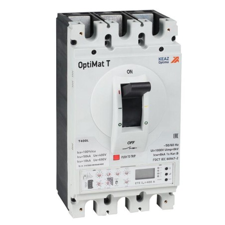 Выключатель автоматический OptiMat T630H ETE 630A 4P КЭАЗ 356366