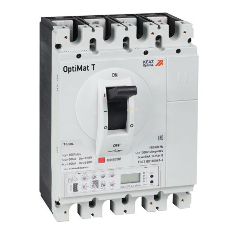 Выключатель автоматический OptiMat T250V ETN 63A 4P КЭАЗ 356687