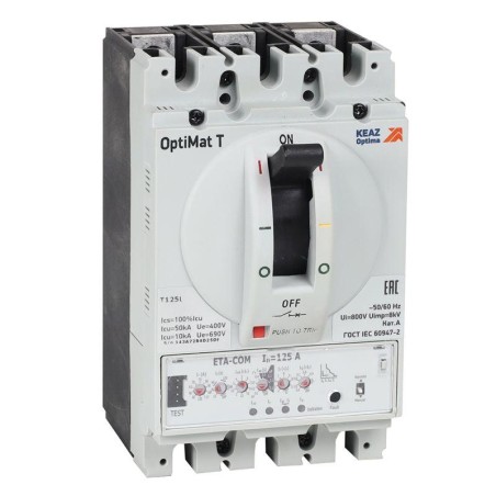 Выключатель автоматический для защиты двигателя OptiMat T250V ETN-M 32A 3P КЭАЗ 356693
