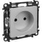 Розетка 1-м СП Valena Life 16А IP20 250В 2P защ. шторки безвинтов. клеммы с лицев. панелью механизм алюм. Leg 753616 Розетка 1-м СП Valena Life 16А IP20 250В 2P защ. шторки безвинтов. клеммы с лицев. панелью механизм алюм. Leg 753616