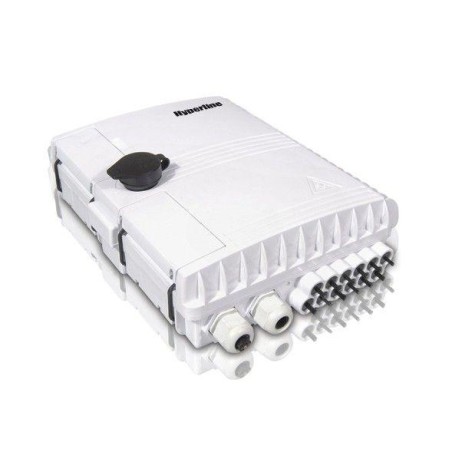 Бокс оптический FO-WBI-12A-GY настенный 12 портов (SC duplex LC) без пигтейлов и проходных адаптеров IP65 250 х 190 х 39мм сер. 
