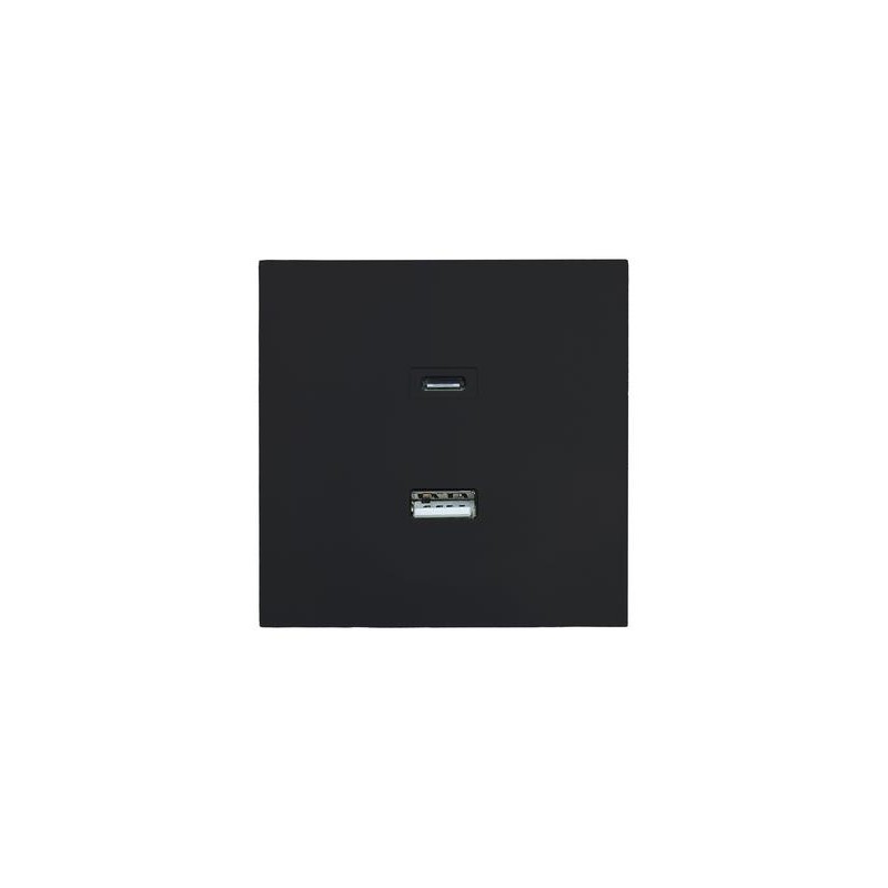 Розетка Type-C+ USB разъем СП ZIMA IP20 черн. бархат LEZARD 704-4288-192TC Розетка Type-C+ USB разъем СП ZIMA IP20 черн. бархат LEZARD 704-4288-192TC
