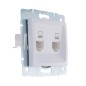 Розетка компьютерная 2-м СП Karina RJ45 механизм бел. LEZARD 707-0288-141 Розетка компьютерная 2-м СП Karina RJ45 механизм бел. LEZARD 707-0288-141