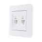 Розетка компьютерная 2-м СП Karina RJ45 механизм бел. LEZARD 707-0288-141 Розетка компьютерная 2-м СП Karina RJ45 механизм бел. LEZARD 707-0288-141