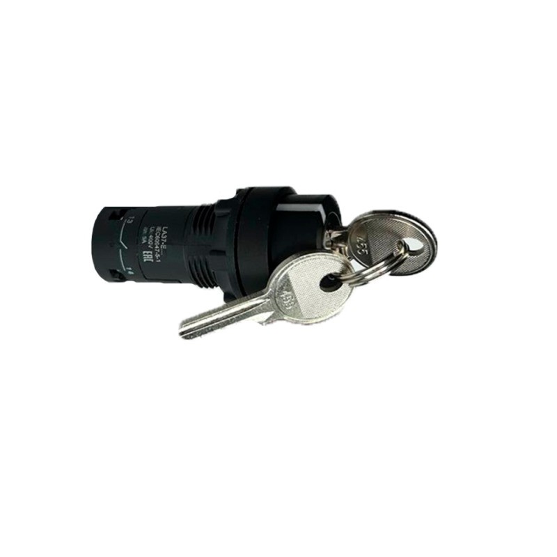 Переключатель 2 положения OptiSignal Compact D22 С7-SK-202 черн. с ключом 2НЗ XB7NG24 КЭАЗ 362142 Переключатель 2 положения OptiSignal Compact D22 С7-SK-202 черн. с ключом 2НЗ XB7NG24 КЭАЗ 362142