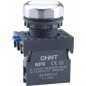 Кнопка управления NP8-12BN/1 без подсветки самовозв. 1НО+2НЗ IP65 (R) бел. CHINT 368581 Кнопка управления NP8-12BN/1 без подсветки самовозв. 1НО+2НЗ IP65 (R) бел. CHINT 368581