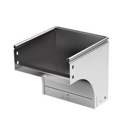 Угол для лотка вертикальный внешний 90град. 500х50 CDV 90 в компл. с крепежн. элемент. гор. оцинк. DKC 37577KHDZ