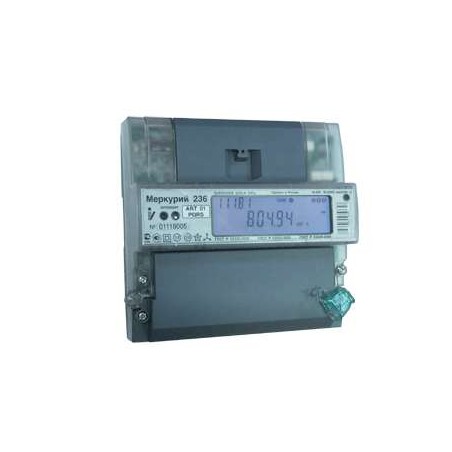 Счетчик Меркурий 236 ART-02 PQRS 3ф 5-100А класс точн. 1.0/2.0 многотариф. оптопорт RS-485 на DIN-рейку ЖКИ Моск. вр. Инкотекс М