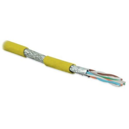 Кабель витая пара экранир. S/FTP кат.6A 4 пары 23 AWG ОЖ solid кажд. пара в фольге общий экран-медн. оплетка для внутр. прокладк