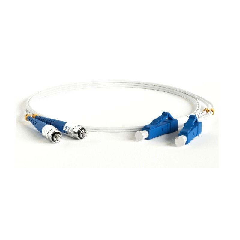 Патч-корд FC-D2-9A1-FC/UR-LC/UR-H-1M-LSZH-WH волоконно-оптический (шнур) SM 9/125 (G657) FC/UPC-LC/UPC duplex LSZH 1м Hyperline Патч-корд FC-D2-9A1-FC/UR-LC/UR-H-1M-LSZH-WH волоконно-оптический (шнур) SM 9/125 (G657) FC/UPC-LC/UPC duplex LSZH 1м Hyperline