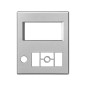Накладка розетки 75252-39 Simon82 Centralizations алюм. 82058-53 Накладка розетки 75252-39 Simon82 Centralizations алюм. 82058-53