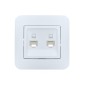 Розетка компьютерная 2-м СП ASTI IP20 RJ45 в сборе бел. LEZARD 7081-0202-141 Розетка компьютерная 2-м СП ASTI IP20 RJ45 в сборе бел. LEZARD 7081-0202-141
