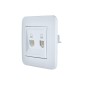 Розетка компьютерная 2-м СП ASTI IP20 RJ45 в сборе бел. LEZARD 7081-0202-141 Розетка компьютерная 2-м СП ASTI IP20 RJ45 в сборе бел. LEZARD 7081-0202-141