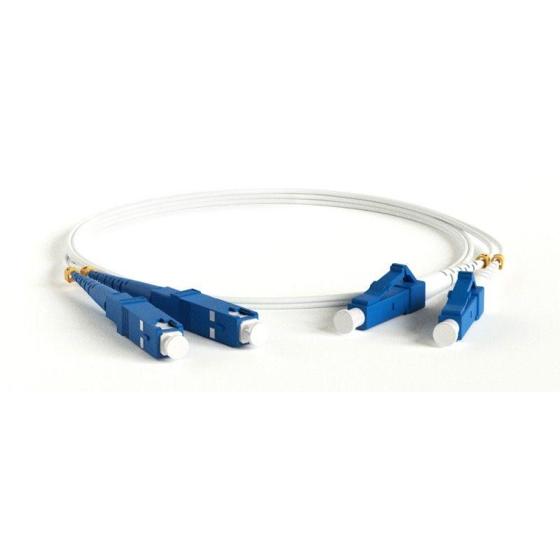 Патч-корд FC-D2-9A1-LC/UR-SC/UR-H-5M-LSZH-WH волоконно-оптический (шнур) SM 9/125 (G657) LC/UPC-SC/UPC duplex LSZH 5м Hyperline Патч-корд FC-D2-9A1-LC/UR-SC/UR-H-5M-LSZH-WH волоконно-оптический (шнур) SM 9/125 (G657) LC/UPC-SC/UPC duplex LSZH 5м Hyperline
