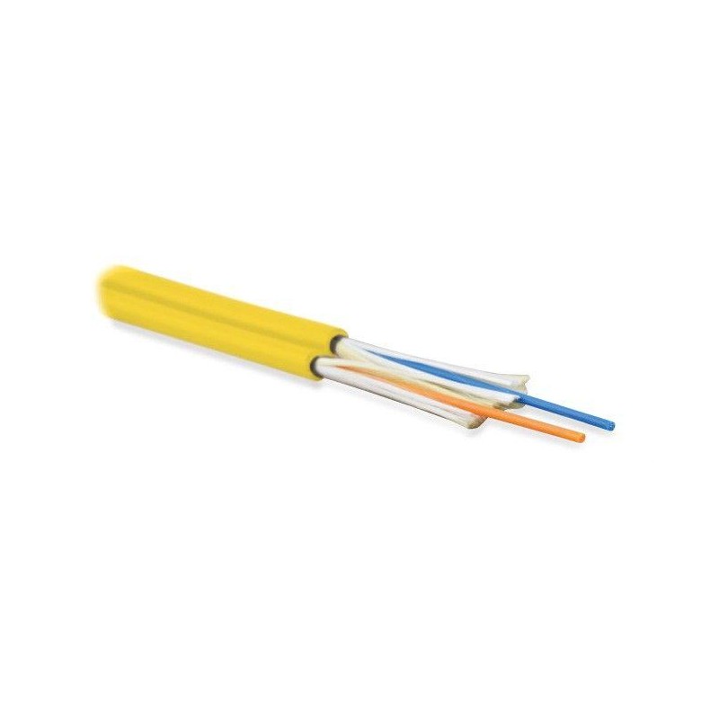 Кабель FO-D3-IN-9S-2-LSZH-YL волоконно-оптический 9/125 (SMF-28 Ultra) одномод. 2 волокна duplex zip-cord плотное буф. покрытие Кабель FO-D3-IN-9S-2-LSZH-YL волоконно-оптический 9/125 (SMF-28 Ultra) одномод. 2 волокна duplex zip-cord плотное буф. покрытие
