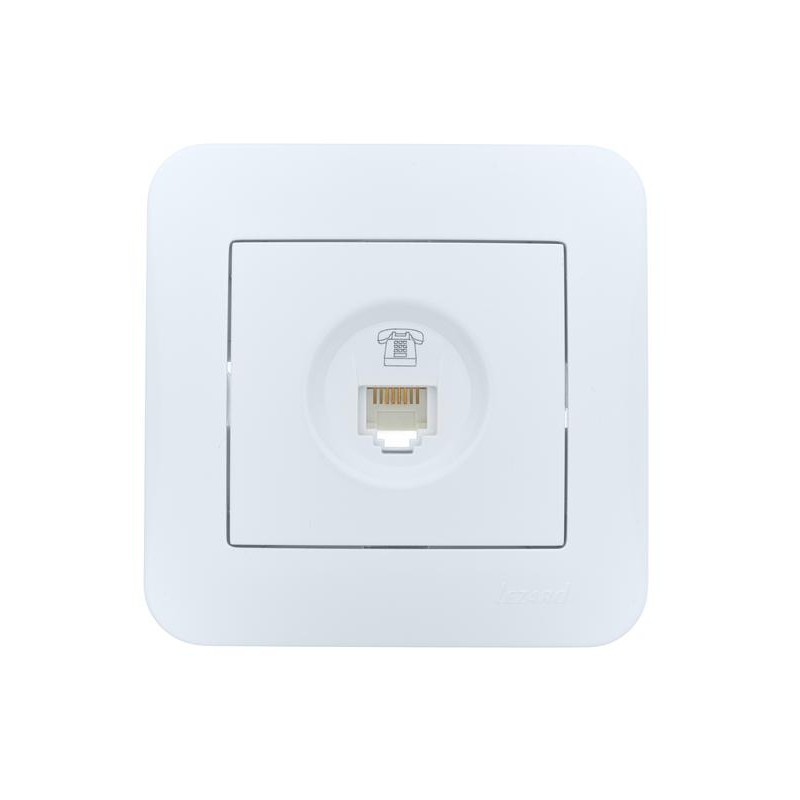 Розетка телефонная евро 1-м СП ASTI IP20 RJ11 в сборе бел. LEZARD 7081-0202-137 Розетка телефонная евро 1-м СП ASTI IP20 RJ11 в сборе бел. LEZARD 7081-0202-137