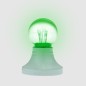 Лампа светодиодная 1Вт шар d45 6LED прозрачная зел. E27 эффект лампы накаливания Neon-Night 405-124