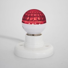 Лампа светодиодная 1Вт шар d50 9LED красн. E27 Neon-Night 405-212