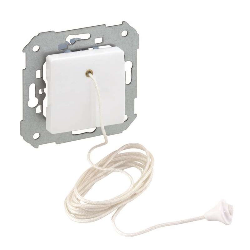 Механизм кнопки со шнуром 10А 230В Simon27 сл. кость 27153-62