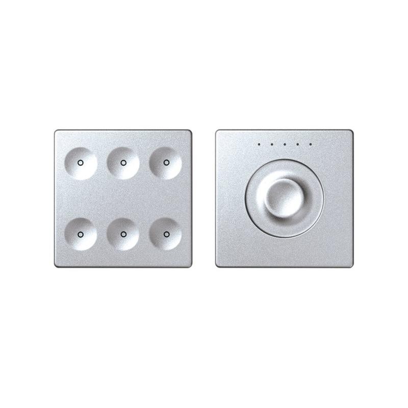 Комплект выключателя 6-кл. сенсорн. + регулятор KNX, RJ12 алюм. Simon82 Sense 8400671-093 Комплект выключателя 6-кл. сенсорн. + регулятор KNX, RJ12 алюм. Simon82 Sense 8400671-093