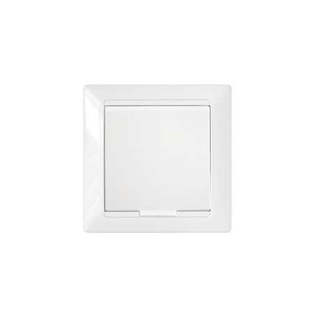 Розетка 1-м СП 16А IP20 с заземл. защ. шторки с крышкой бел. Bylectrica РС16-364