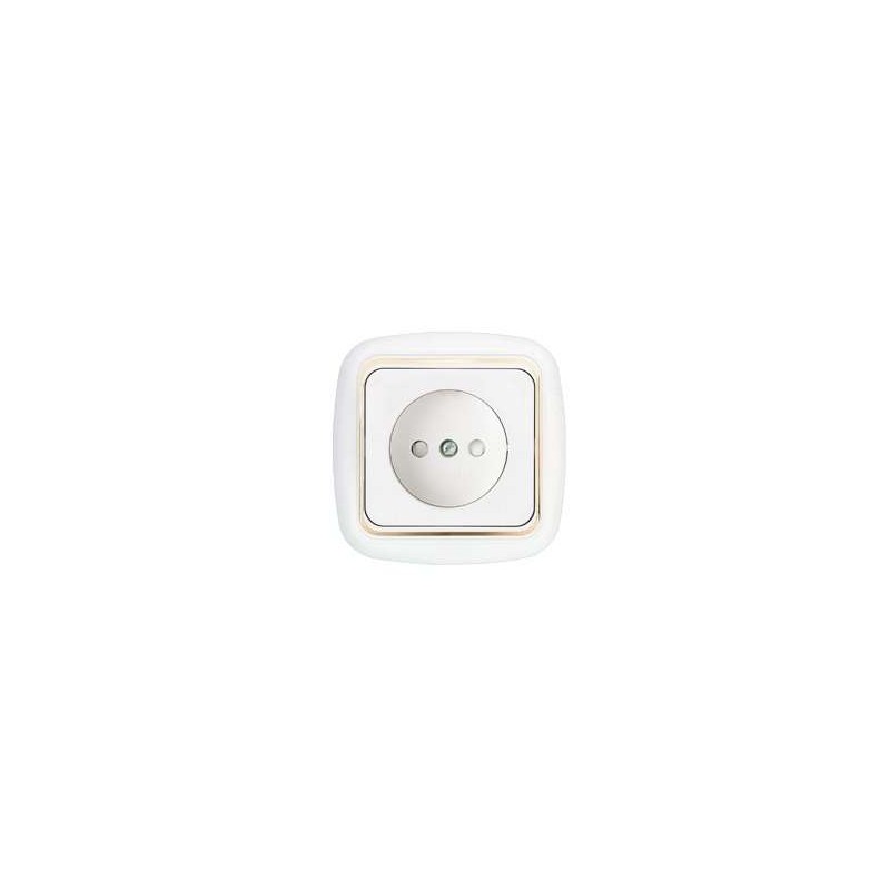 Розетка 1-м СП 16А IP20 с заземл. защ. шторки бел. Bylectrica РС16-267 Розетка 1-м СП 16А IP20 с заземл. защ. шторки бел. Bylectrica РС16-267