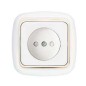 Розетка 1-м СП 16А IP20 с заземл. защ. шторки бел. Bylectrica РС16-267 Розетка 1-м СП 16А IP20 с заземл. защ. шторки бел. Bylectrica РС16-267