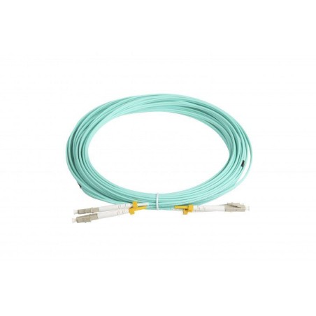 Патч-корд FC-D2-503-LC/PR-LC/PR-H-10M-LSZH-AQ волоконно-оптический (шнур) MM 50/125(OM3) LC-LC duplex 10G/40 LSZH 10м аква Hyper